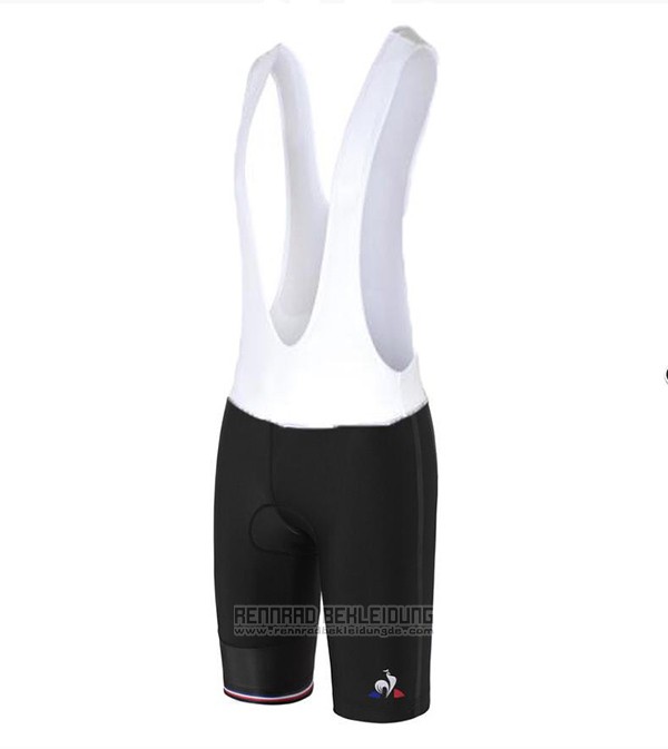 2017 Fahrradbekleidung Coq Sportif Tour de France Gelb Trikot Kurzarm und Tragerhose